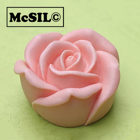 Silicone Mold - FL019 - Rose 3D