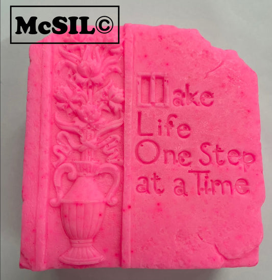 Silicone Mold - TH054 - Make Life One Step at a Time