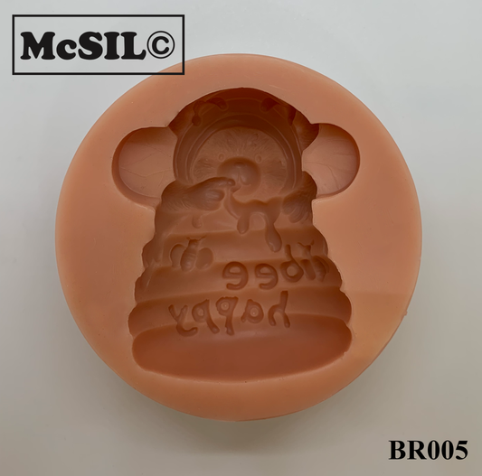 Silicone Mold - BR005 - Bee Happy