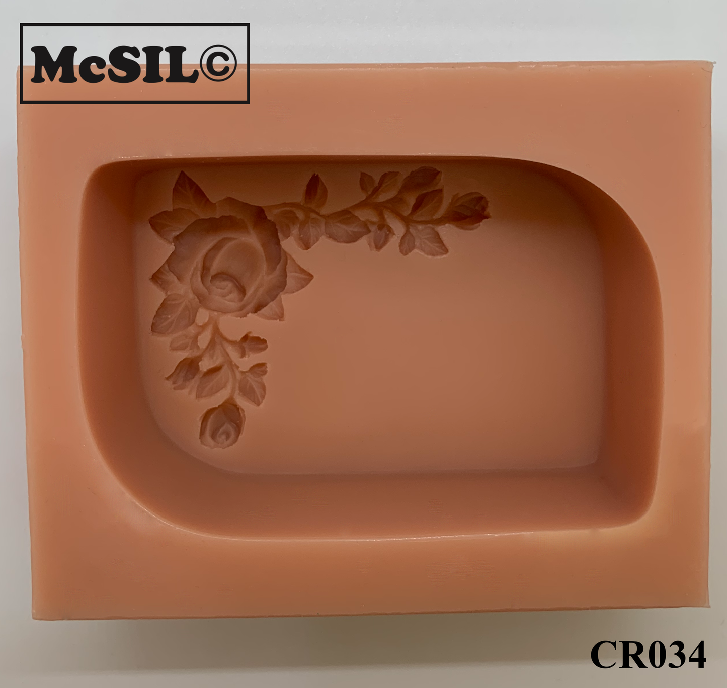 Silicone Mold - CR034 - Rose vine