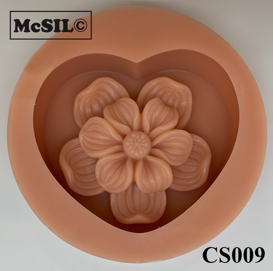 Silicone Mold - CS009 - Hibiscus in my heart
