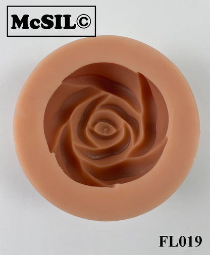 Moule en Silicone - FL019 - Rose 3D